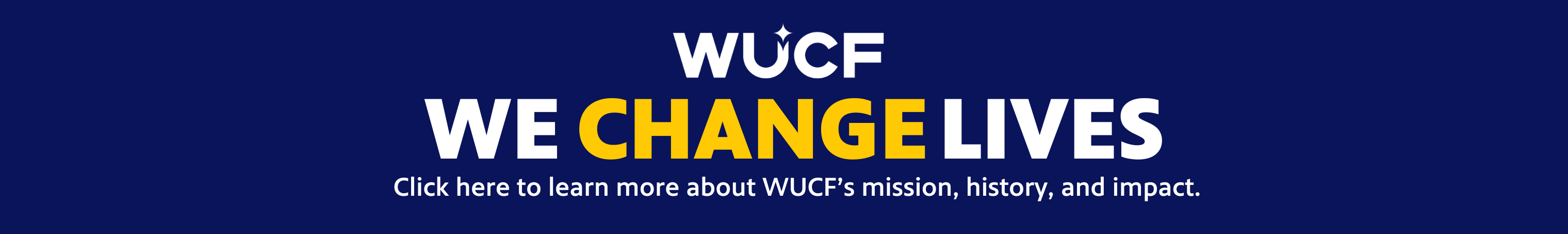 WUCF - We Change Lives