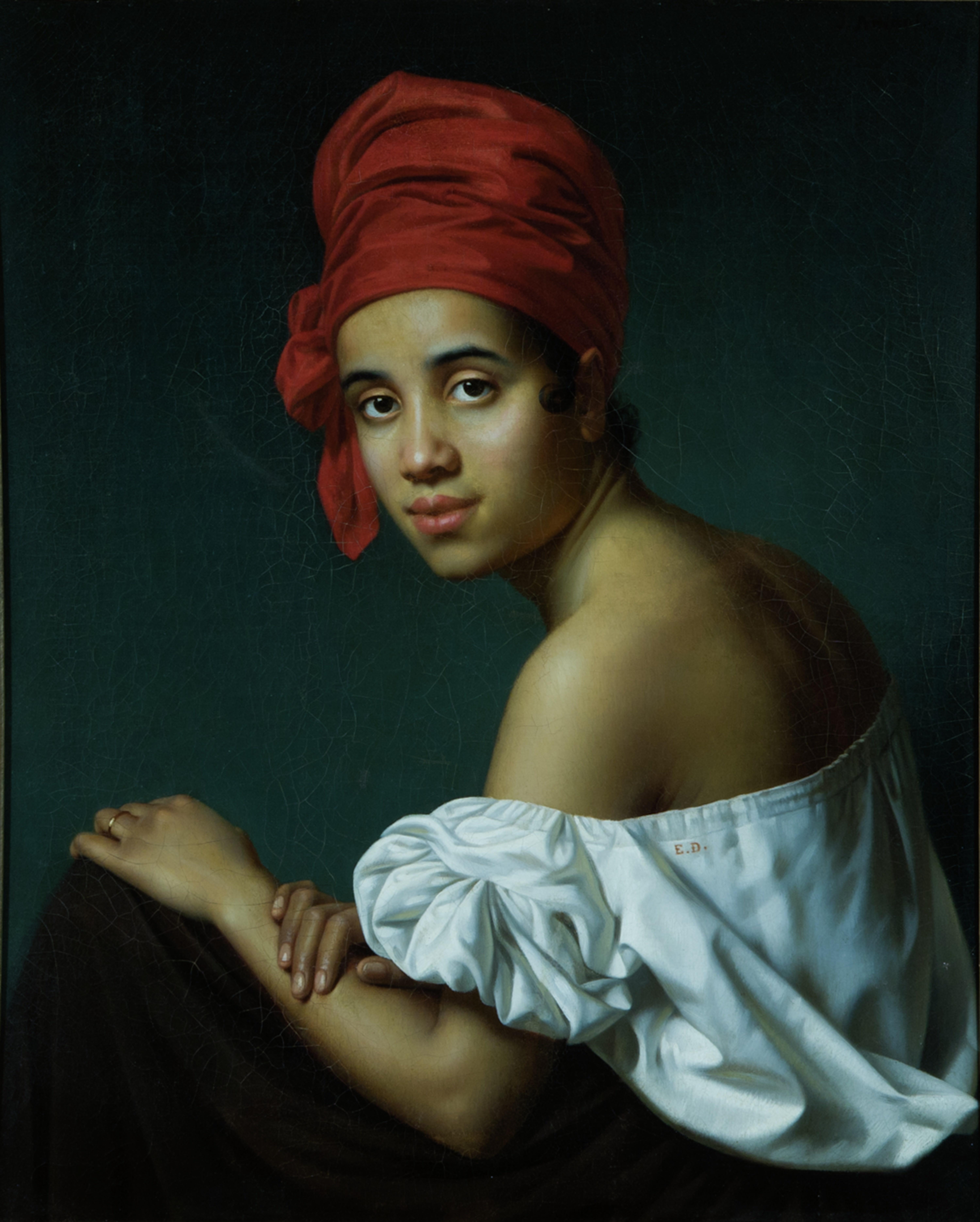 Creole in a Red Headdress, circa 1840