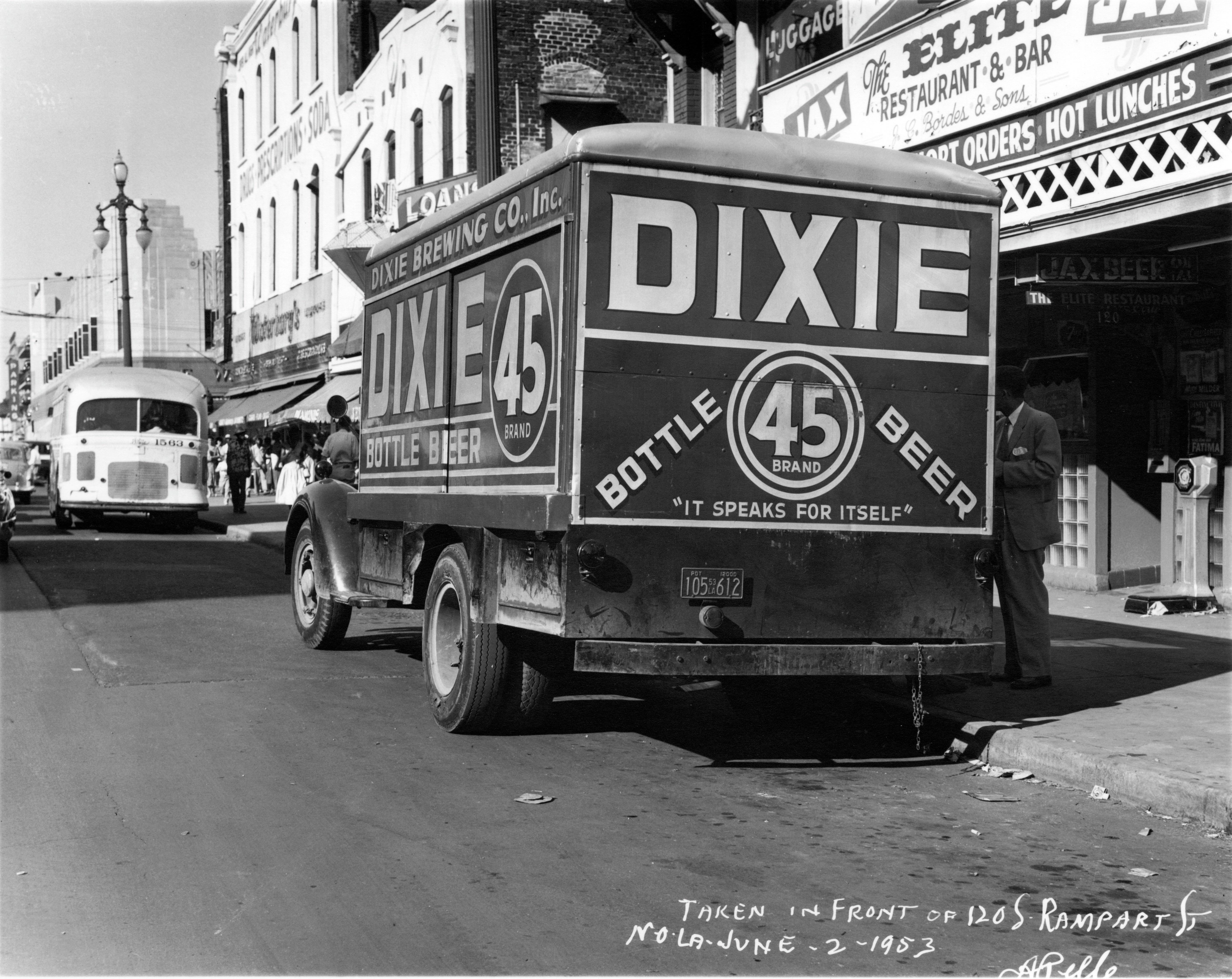 old Dixie delivery truck 