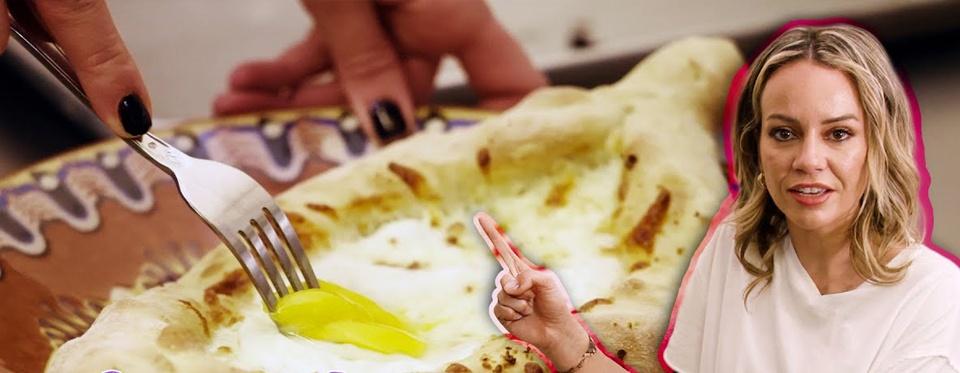 Chef Nina Manchev Ajarski Khachapuri