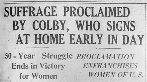 NPT's Learning Media Suffrage Lesson