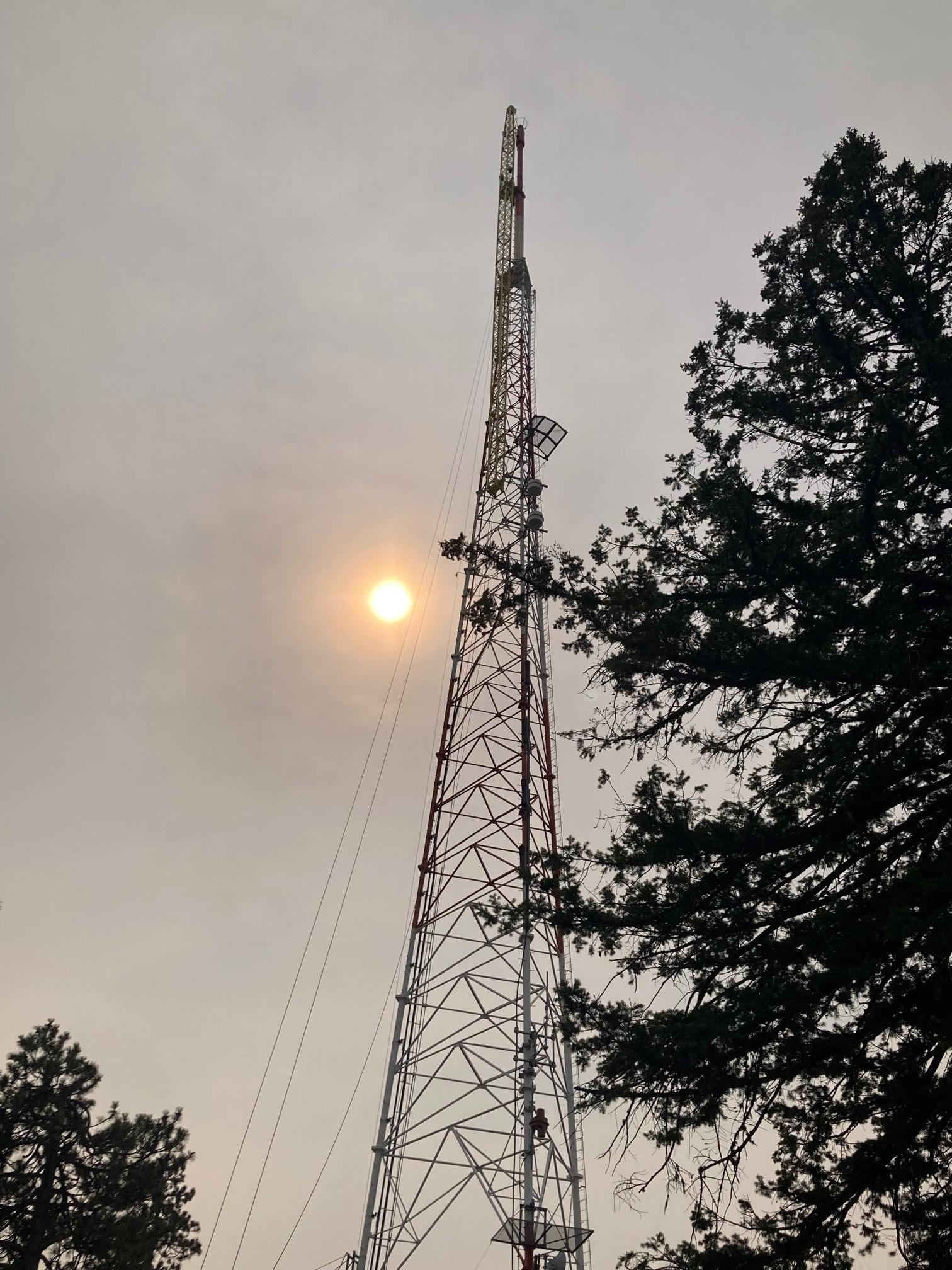 Engineer working on the KUID transmitter, September 8, 2025.