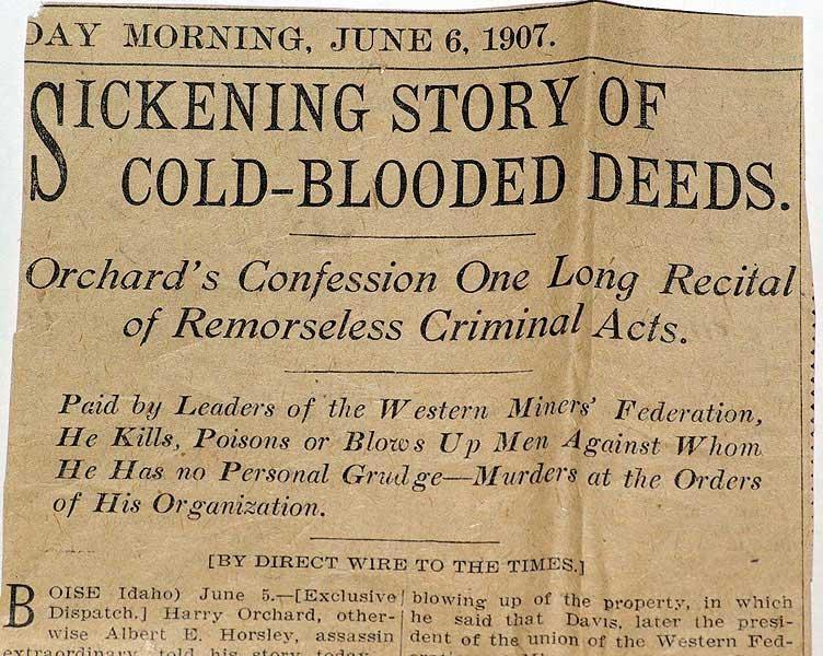 SICKENING STORY OF COLD BLOODED DEEDS