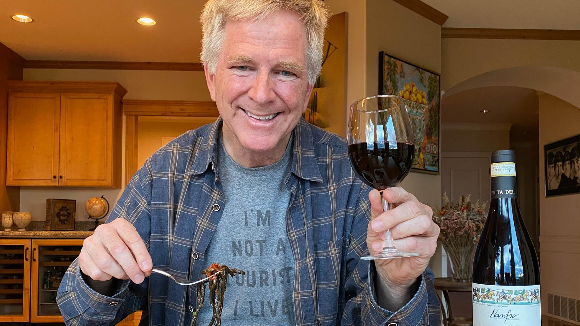 Rick Steves winetasting