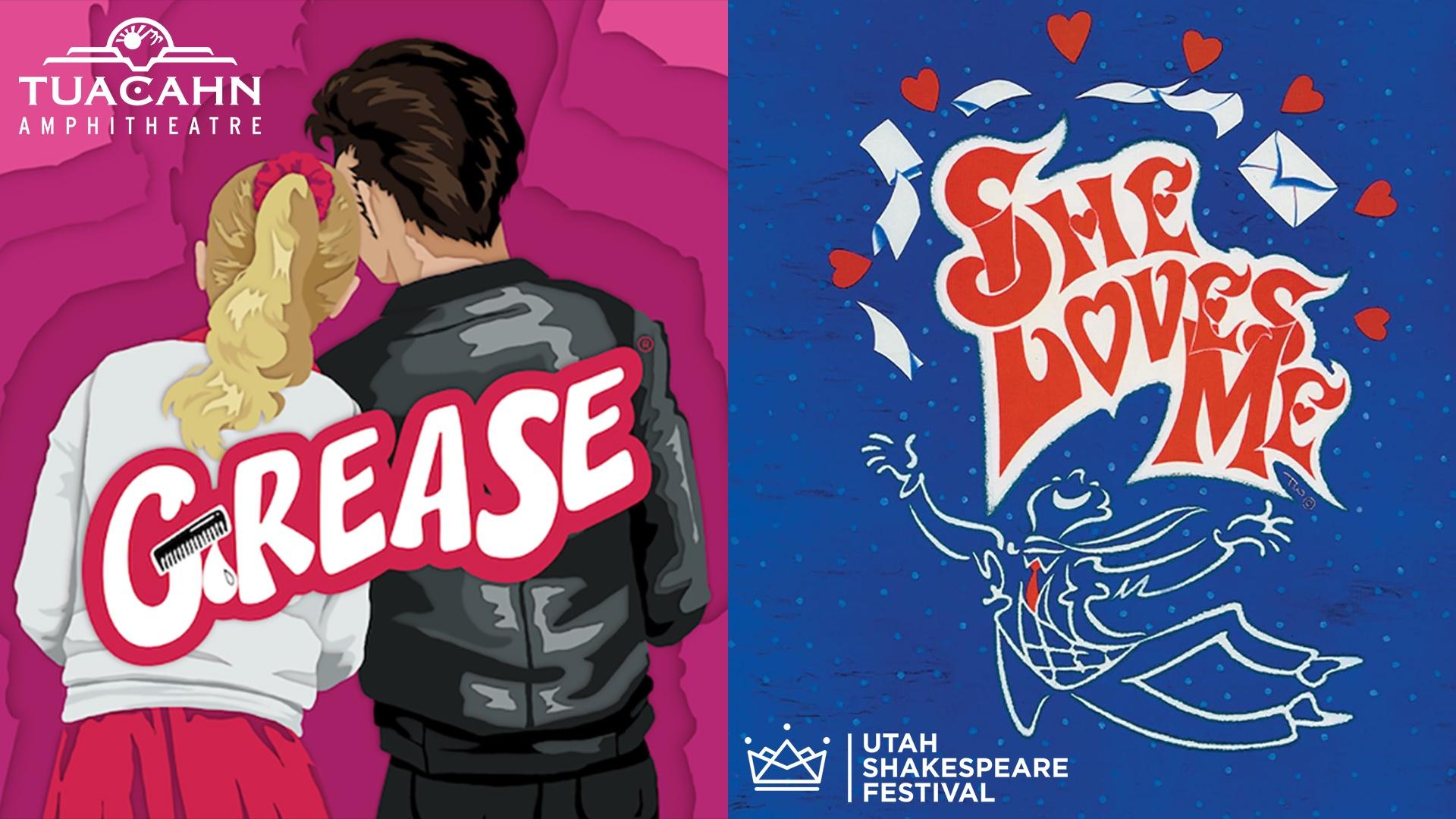 Tuacahn Amphitheatre Grease She Loves Me Utah Shakespeare Festival