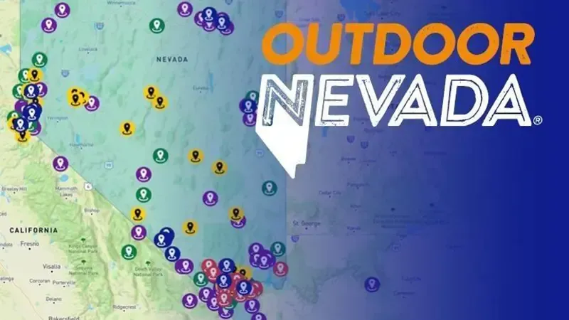 Outdoor Nevada Map