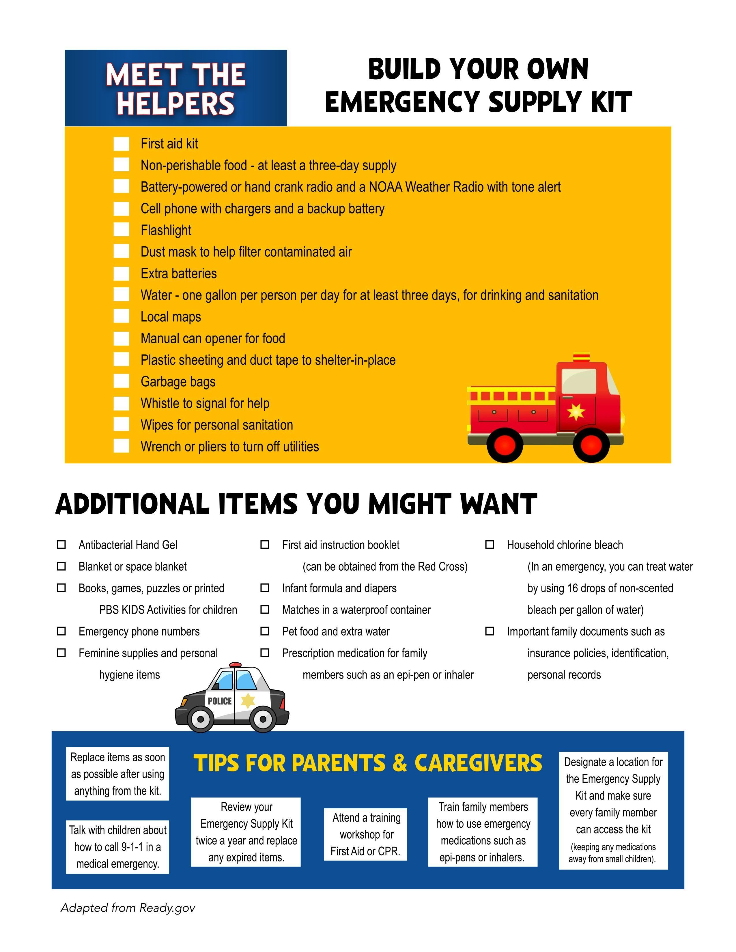 Build an Emergency Supply Kit