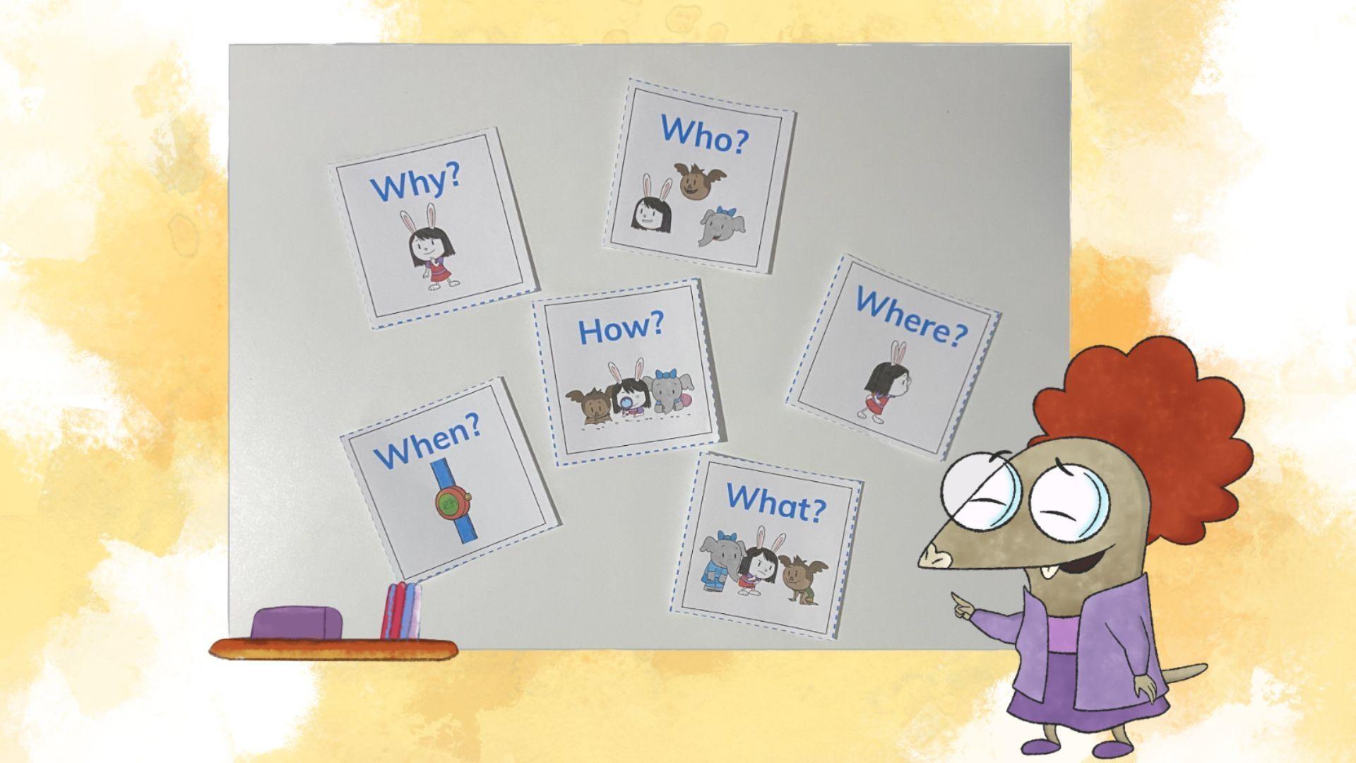 A wall of questions from PBS LearningMedia's Wonder Wall.