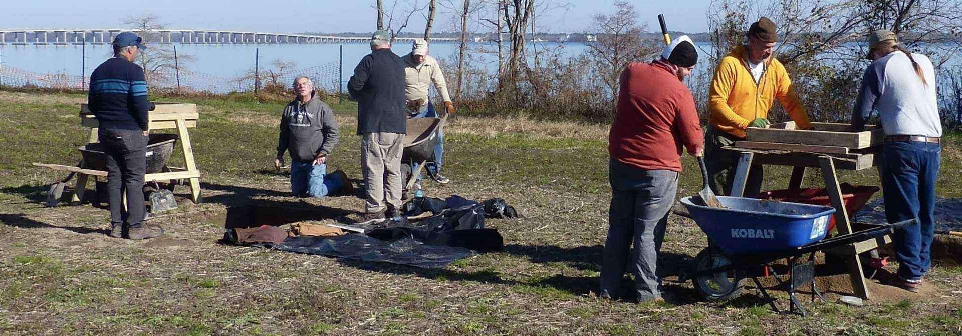 Lost colony dig