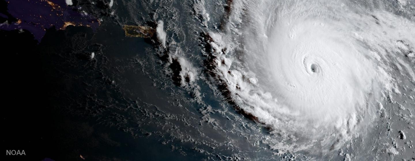 A satellite image of Hurricane Milton. Photo courtesy of NOAA.