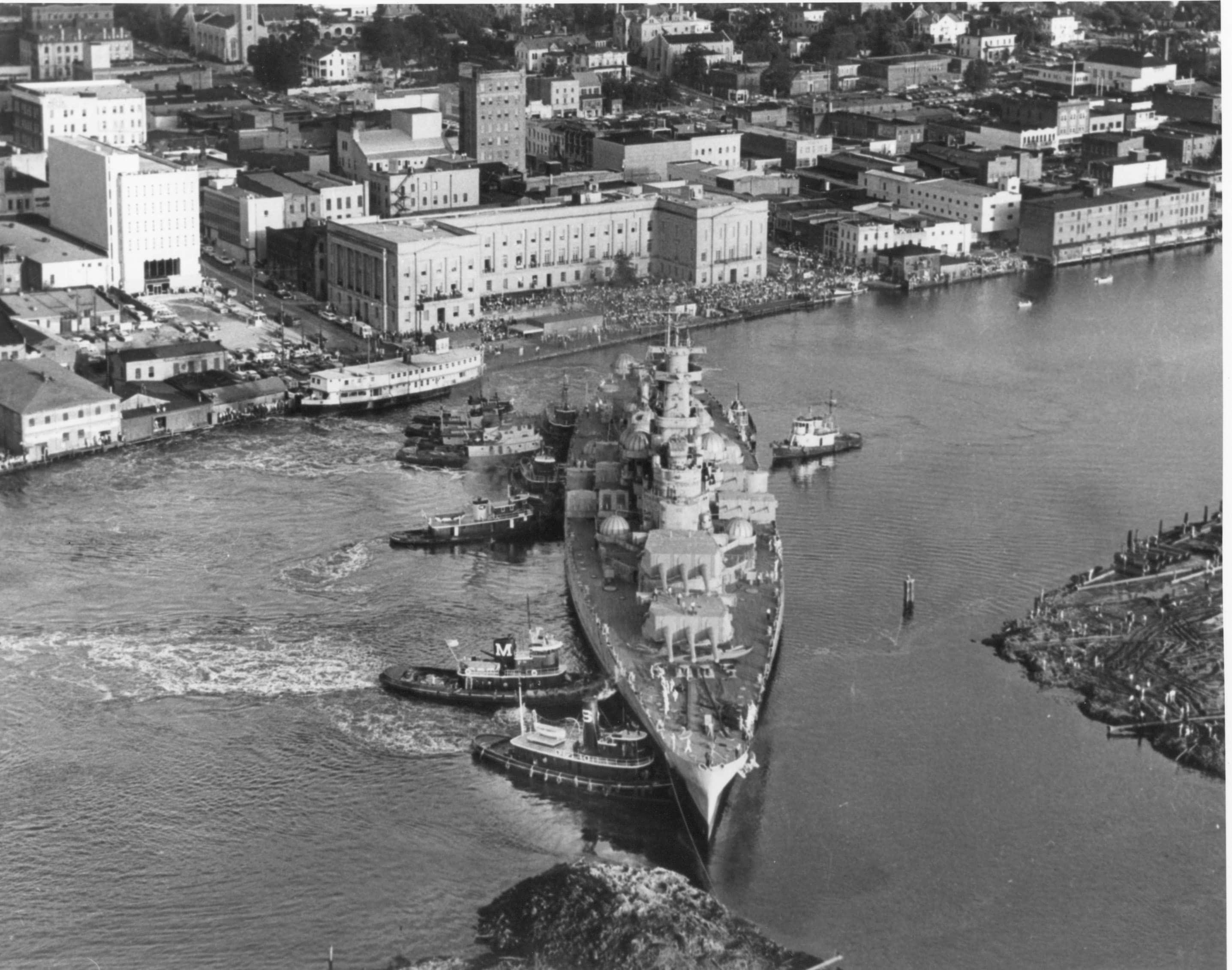 In October 1961, the ship arrived at its new berth in Wilmington, NC.