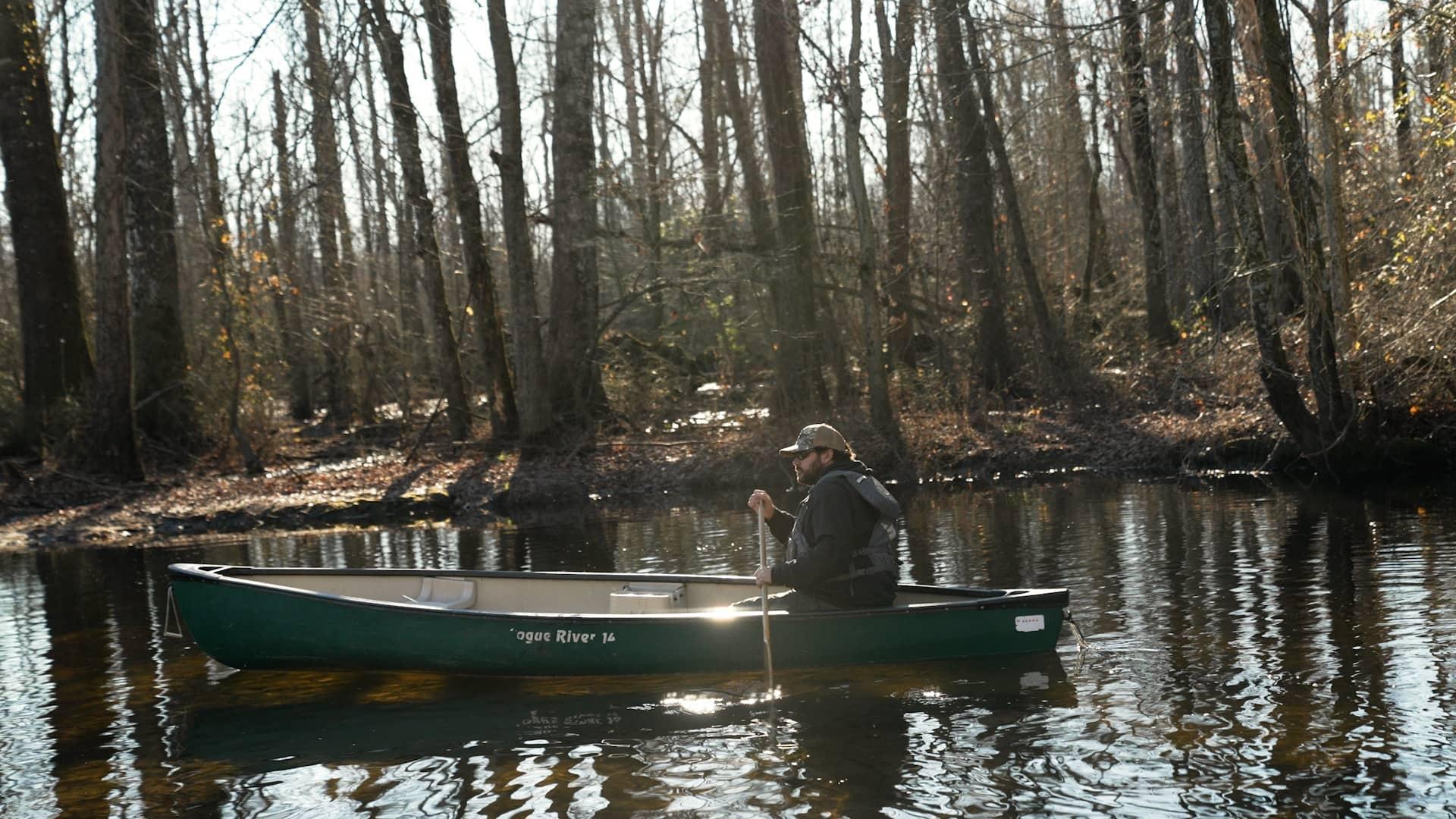 Kullen Bell works full-time as the watershed river coordinator for the Great Coharie River Initiative and the Coharie Tribe.