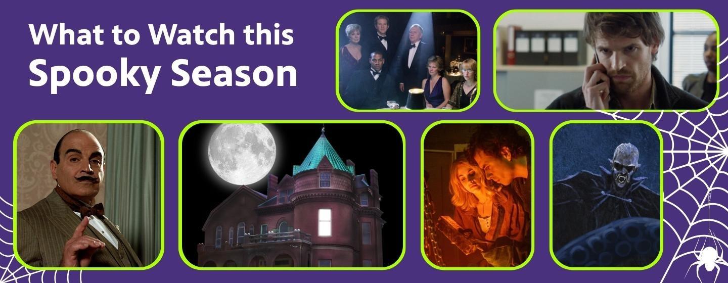 "What to Watch this Spooky Season" with images from PBS shows.
