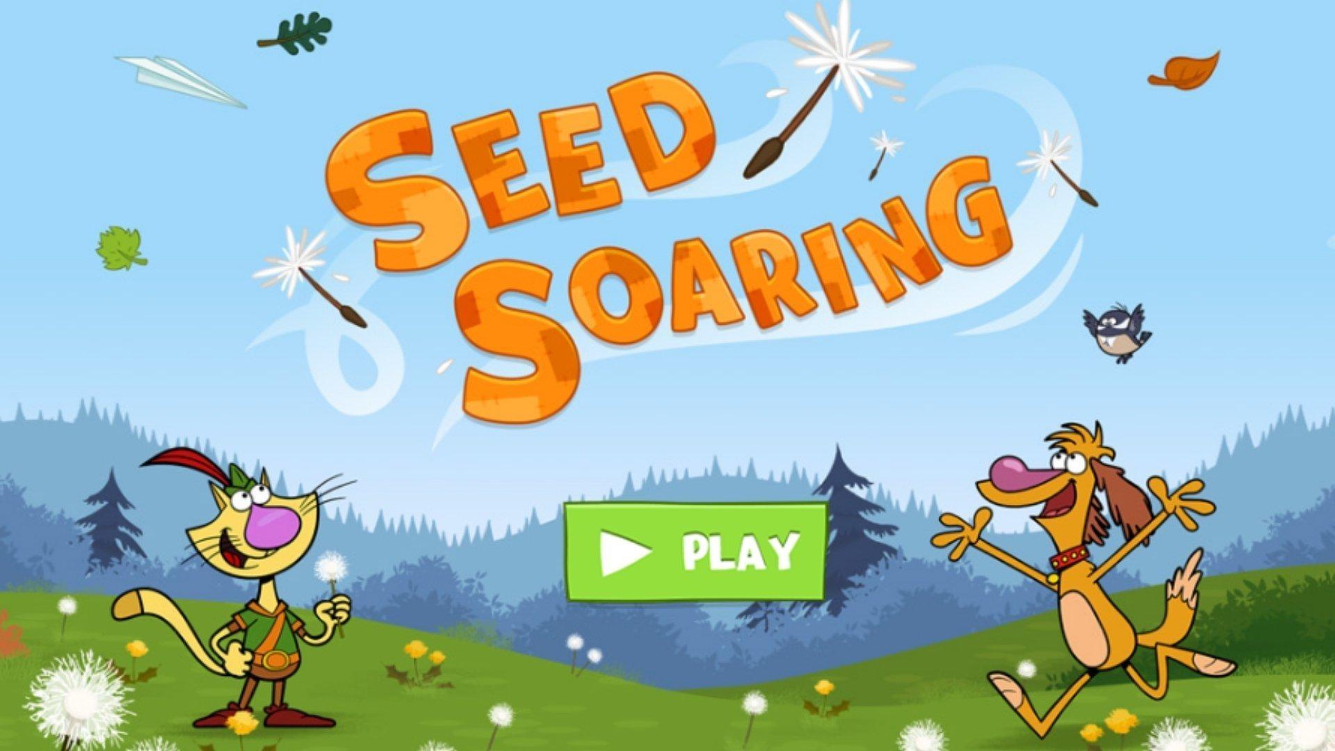 The Nature Cat PBS KIDS game, "Seed Soaring."