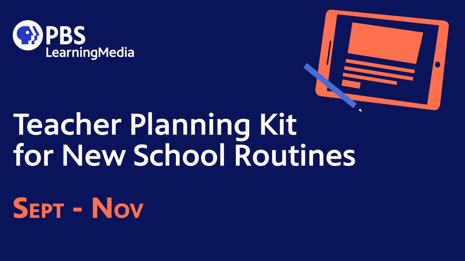 teacher planning kit for new school routines