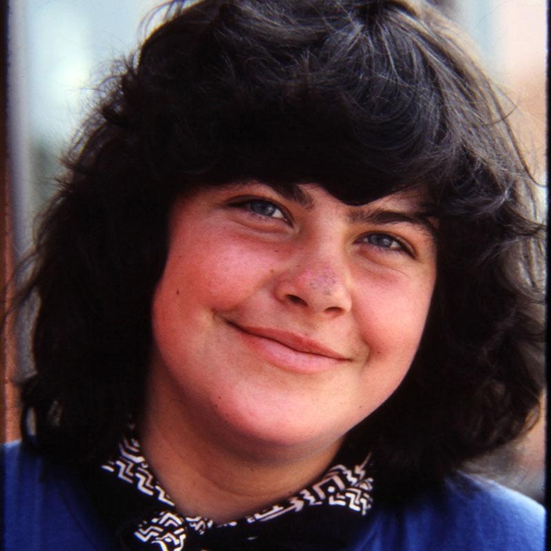 Close-up photo of Amy Hurka Owen as a teenager.
