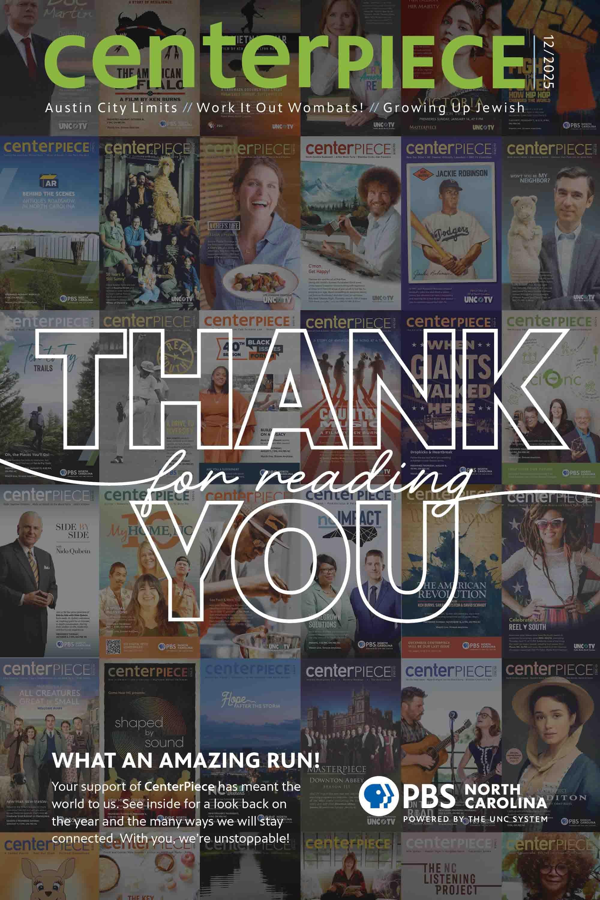 December 2025 issue of CenterPiece.