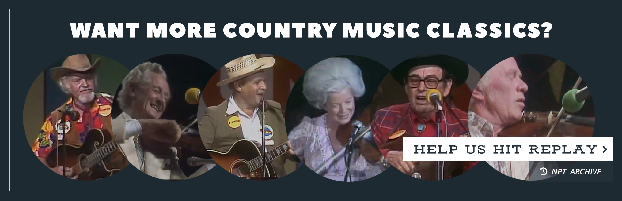 Want More Country Music Classics? Donate to NPT
