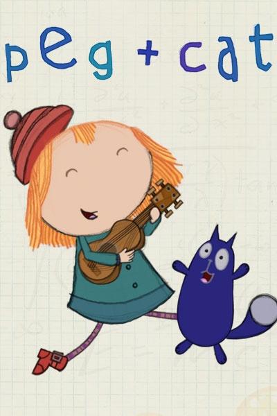 Peg + Cat show's poster