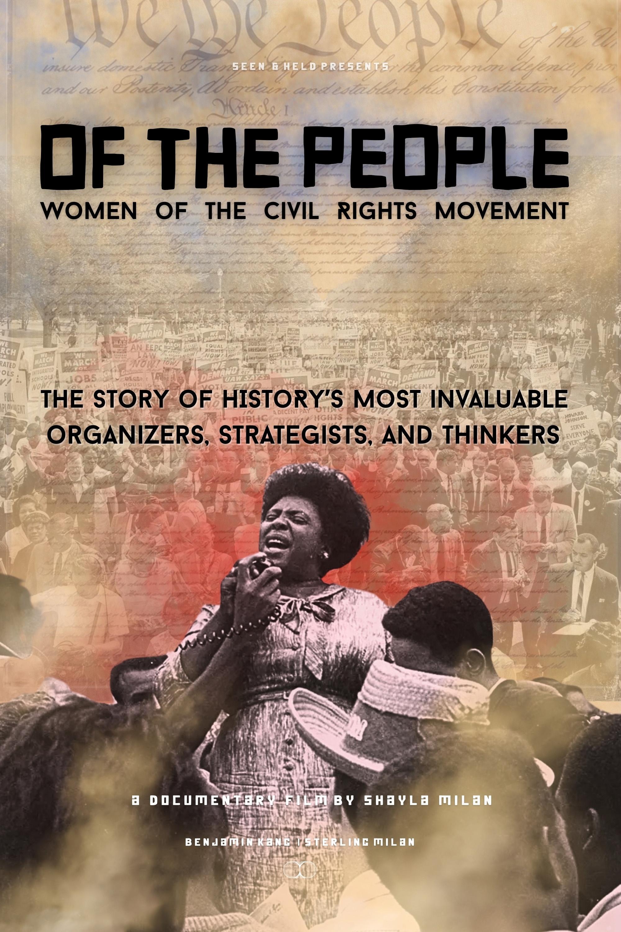Of the People: Women of the Civil Rights Movement show's poster