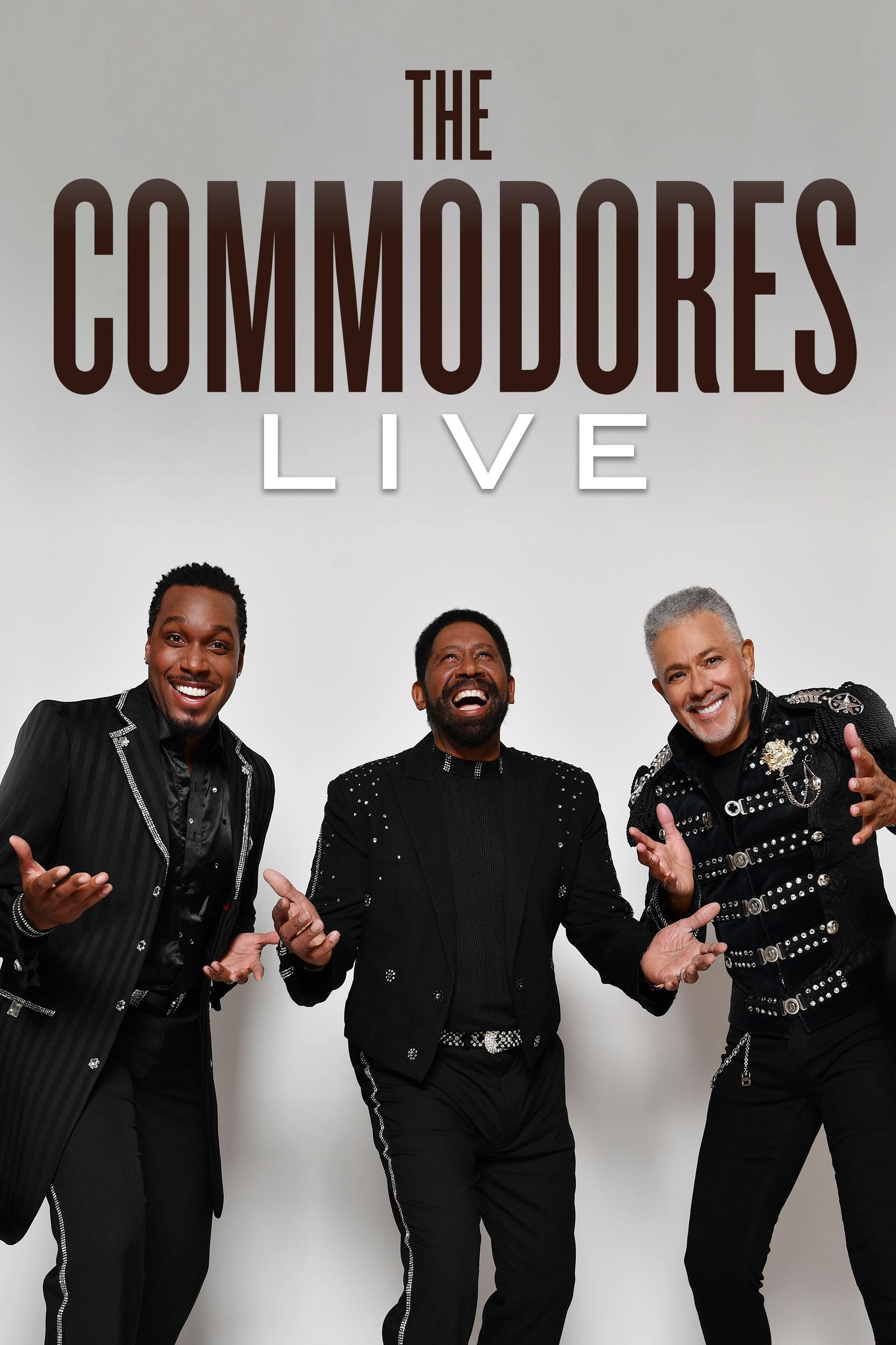 The Commodores Live show's poster