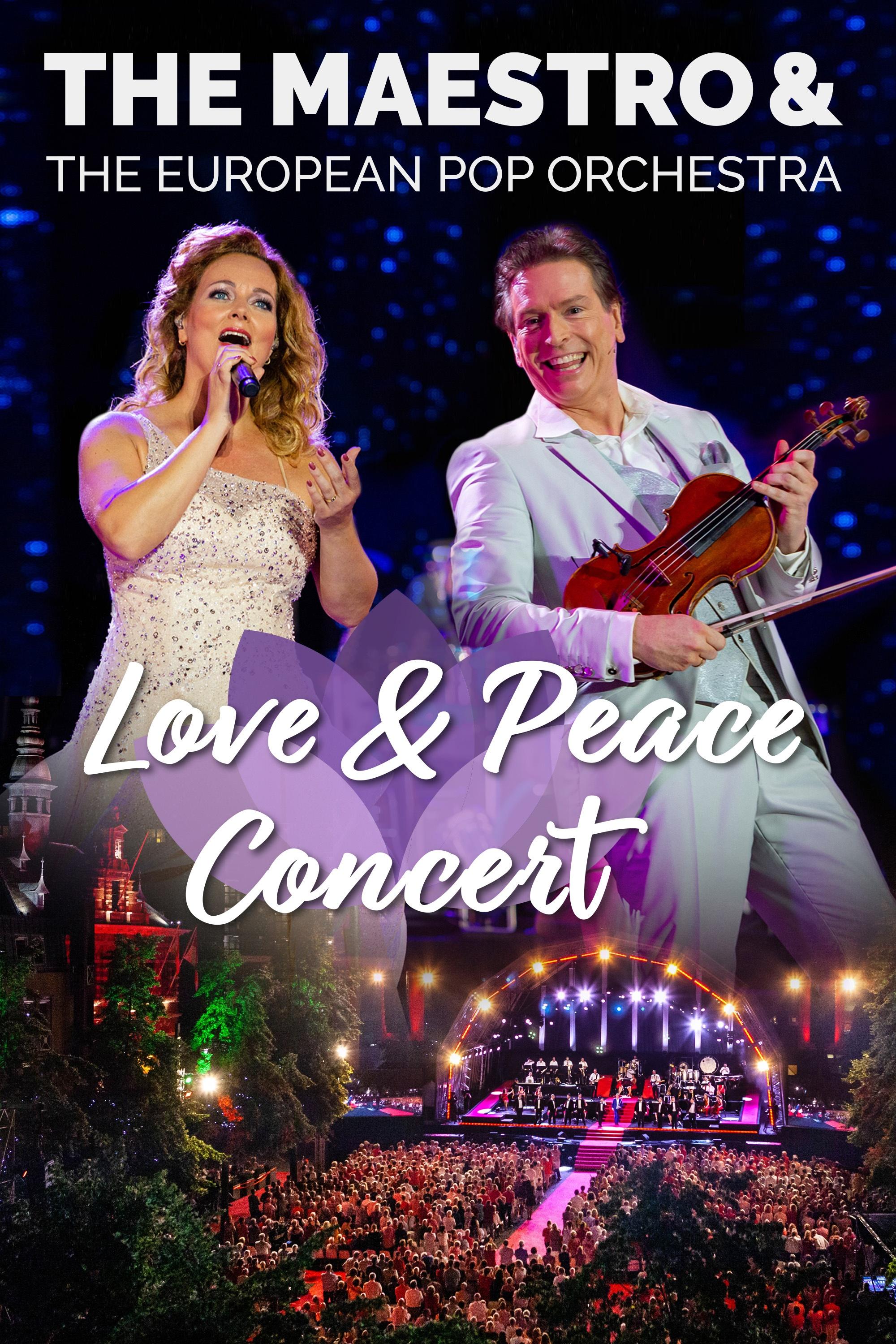 The Maestro & The European Pop Orchestra: Love & Peace Concert show's poster