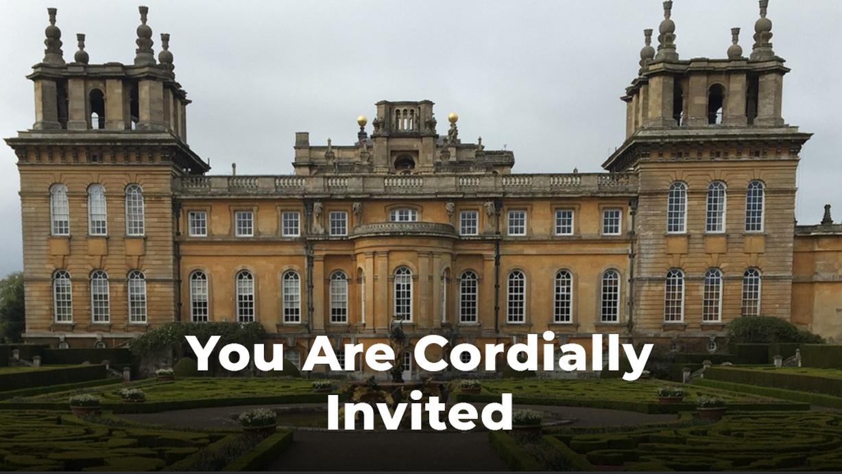 You Are Cordially Invited