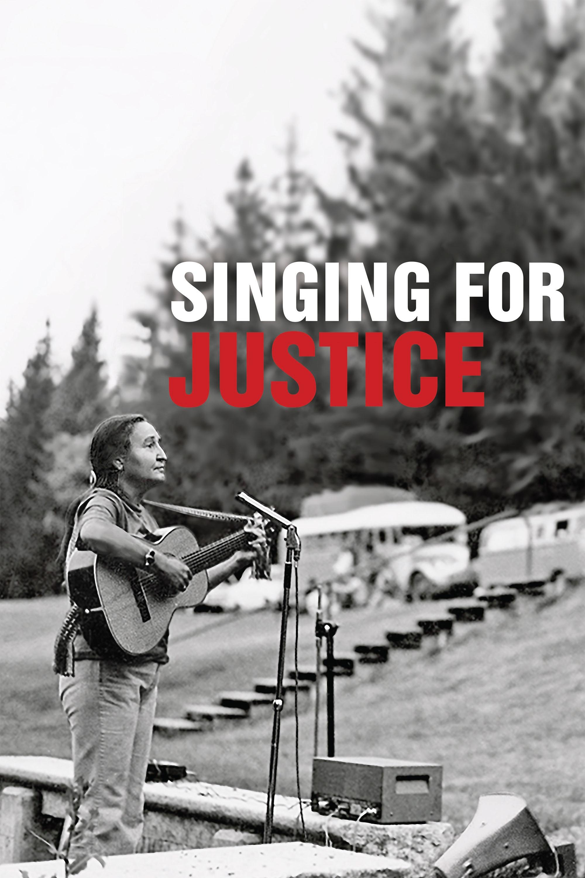 Singing For Justice show's poster