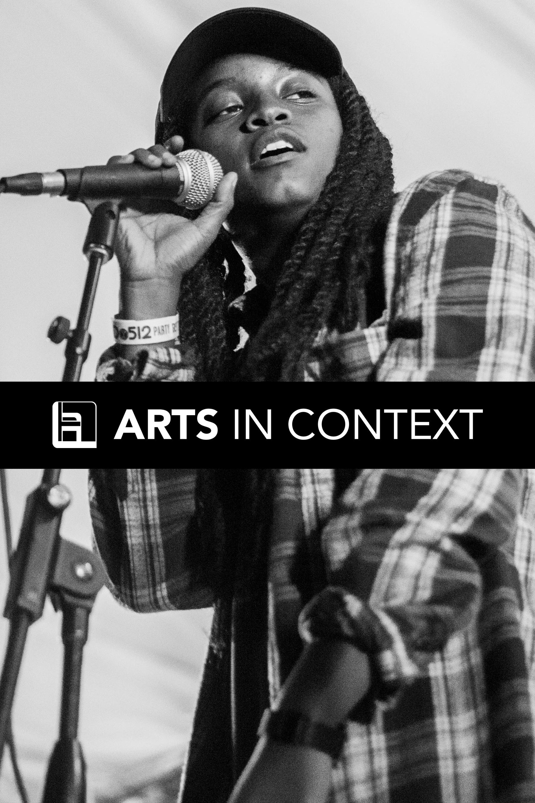 Arts in Context show's poster