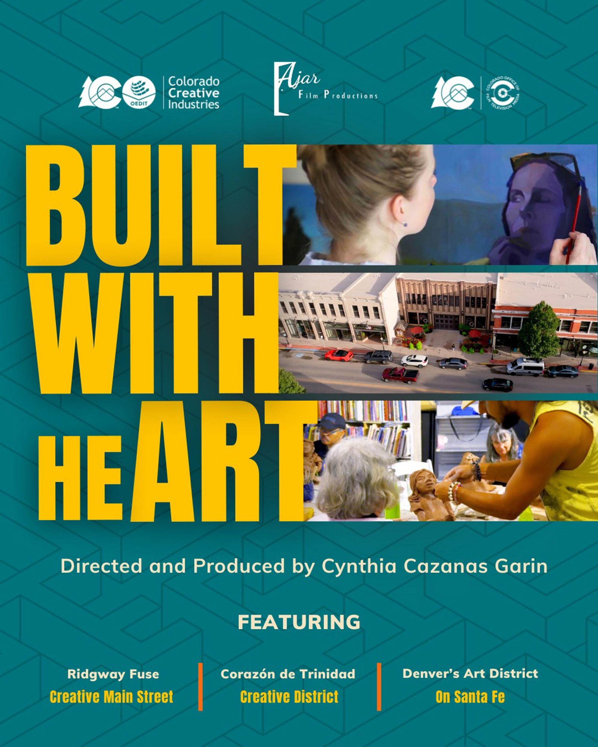 Built with HeART show's poster