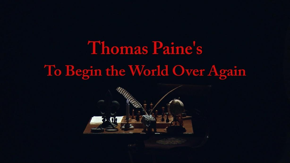 Thomas Paine's To Begin the World Over Again