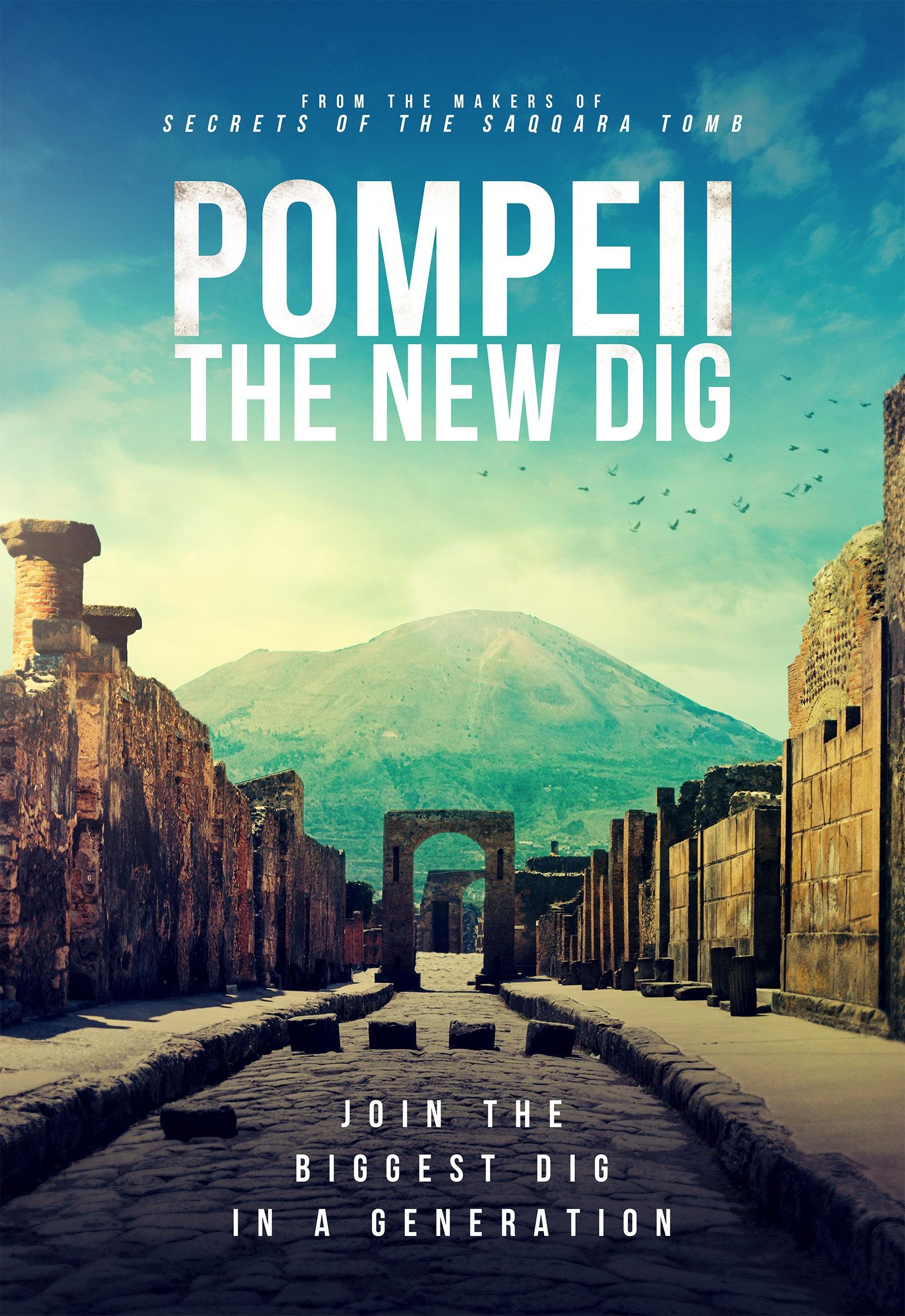 Pompeii: The New Dig show's poster