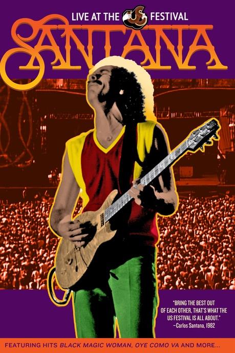 Santana Live at the US Festival Poster