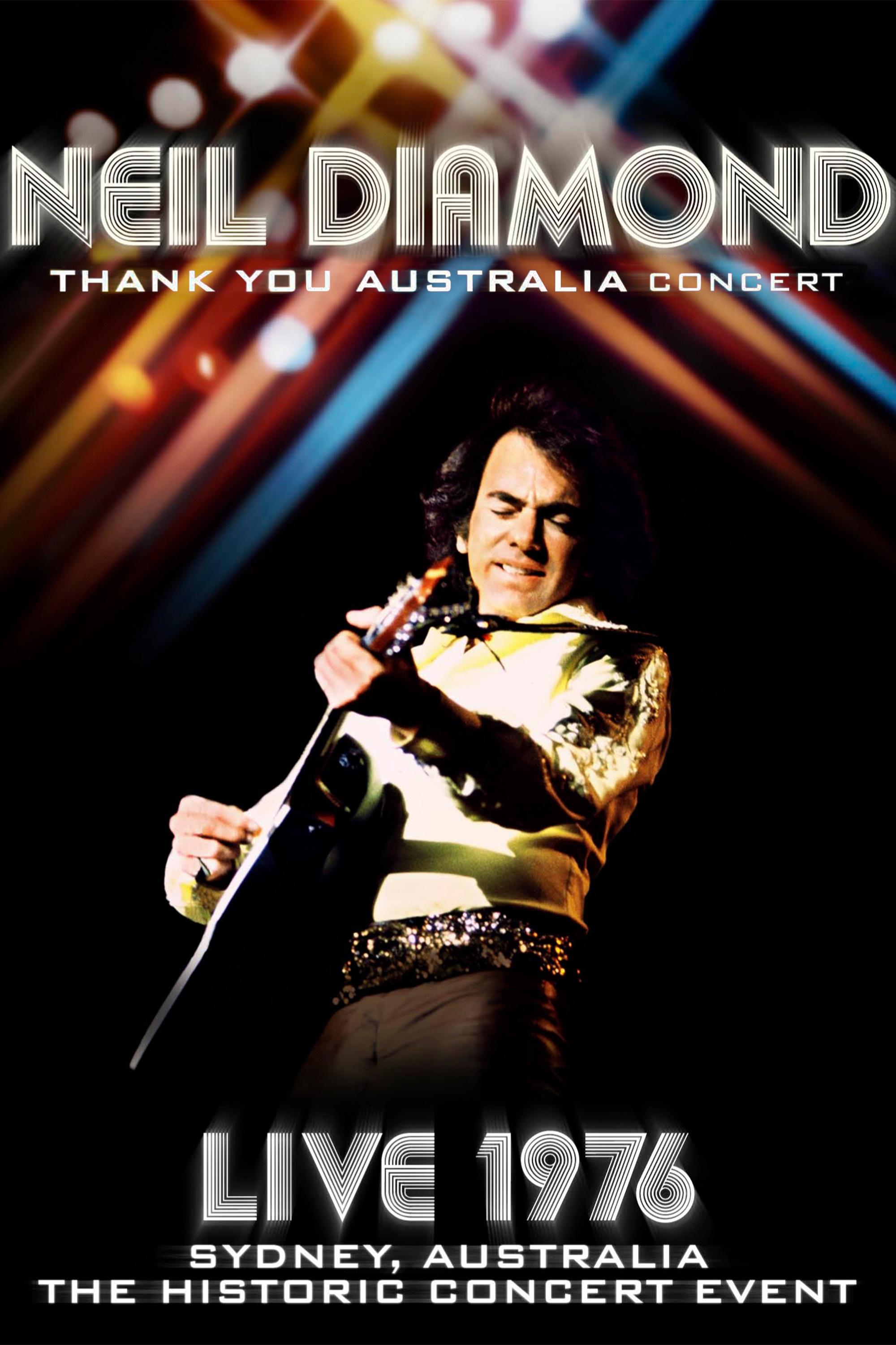 Neil Diamond: Thank You Australia show's poster