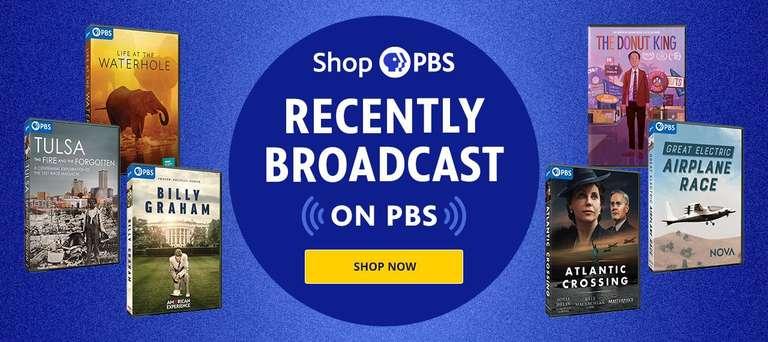 Shop PBS: Catch Up on Your Favorite Programs! Shop Recently Broadcast Collection at Shop PBS today.