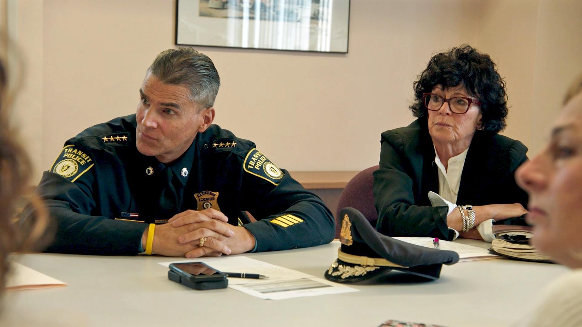 Still from Frederick Wiseman's film 'City Hall'