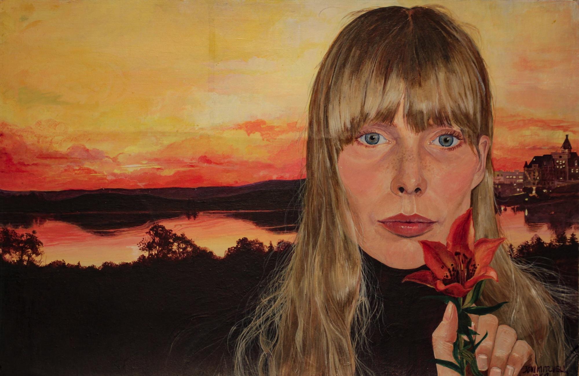 Self portrait by Joni Mitchell.