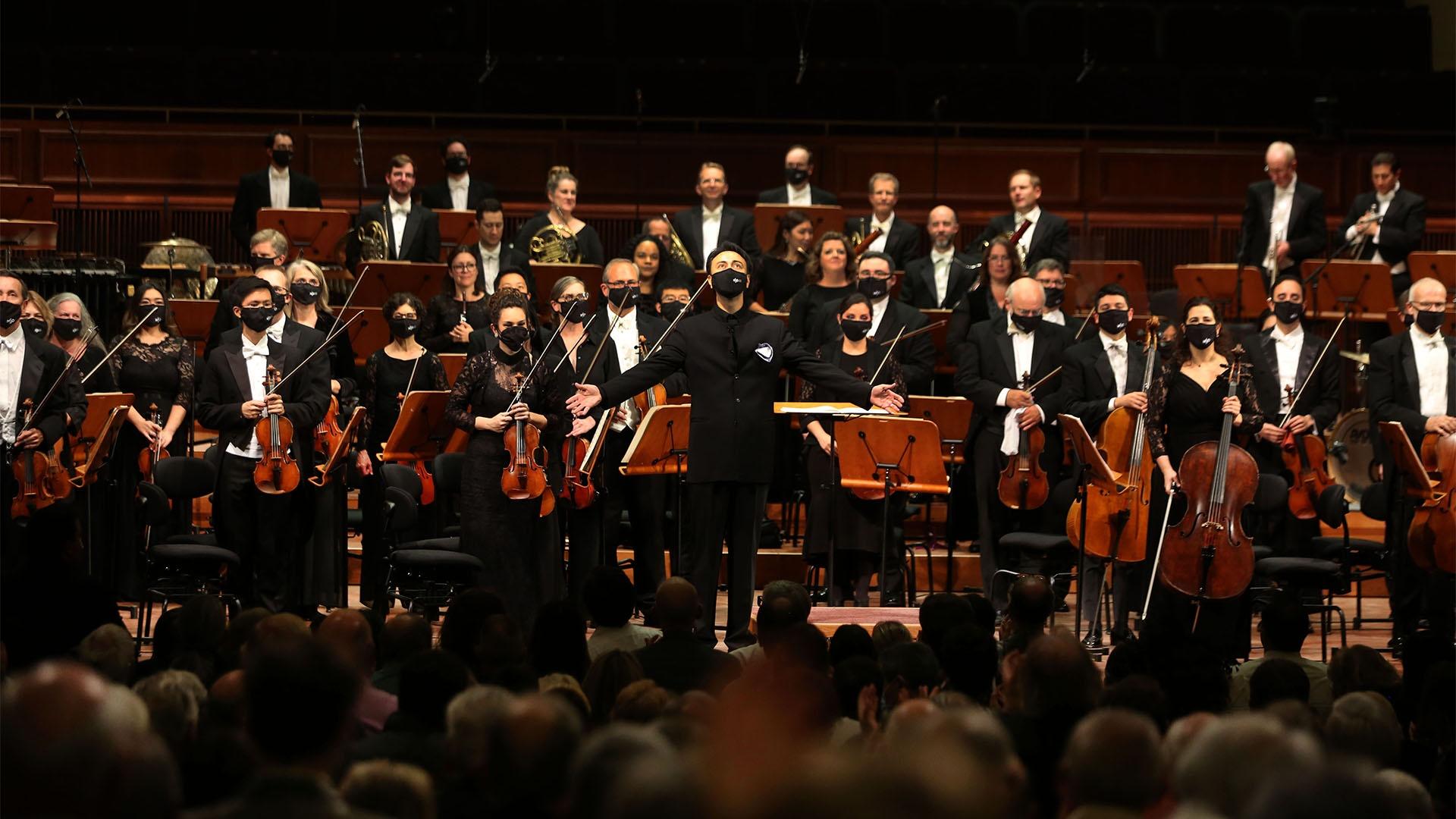 The Milwaukee Symphony Orchestra performs at Bradley Symphony Center.