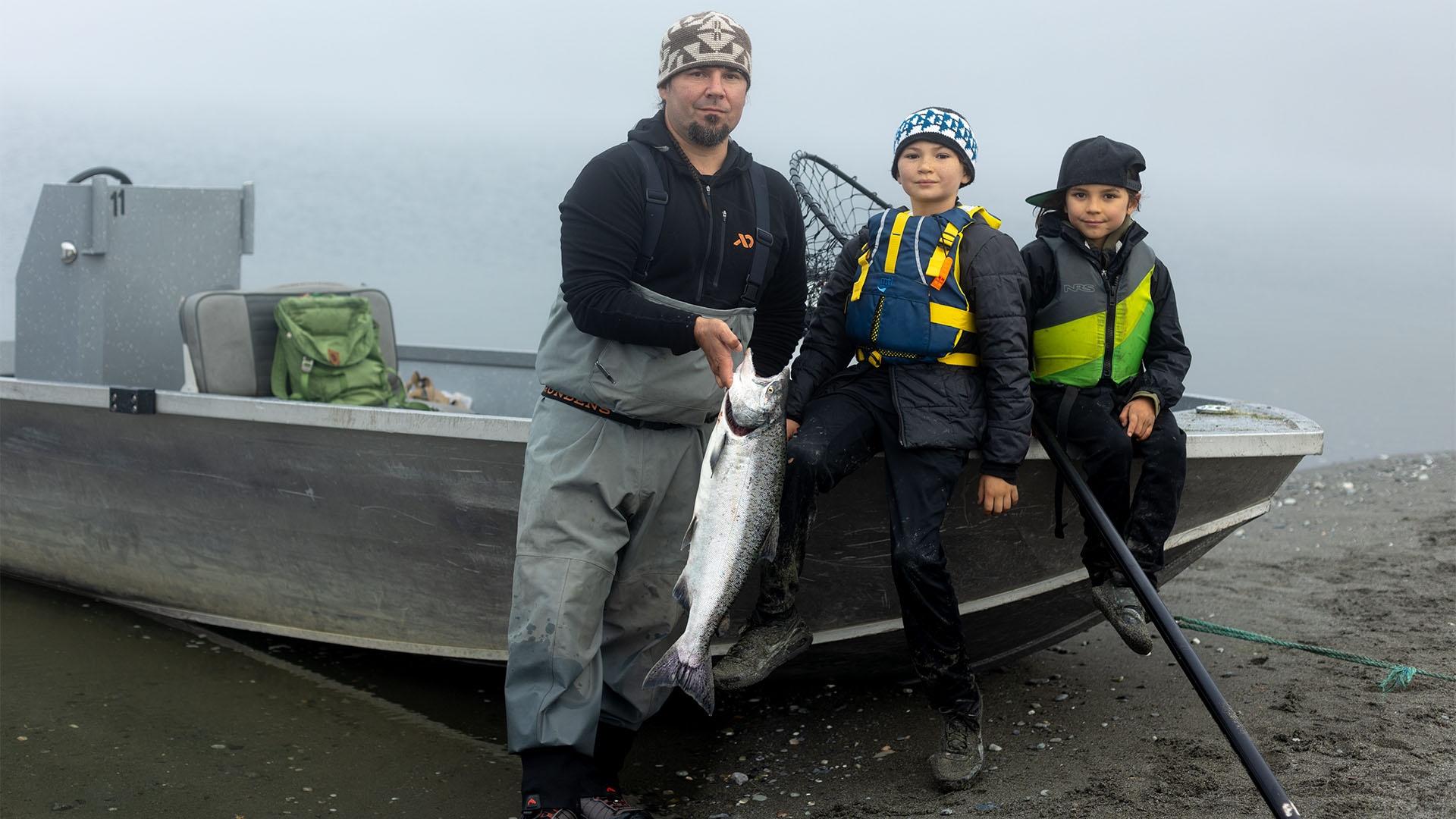 Yurok Tribe fishing