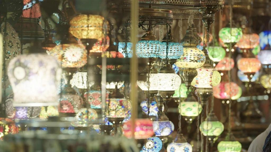 Turkish lamps in Singapore.