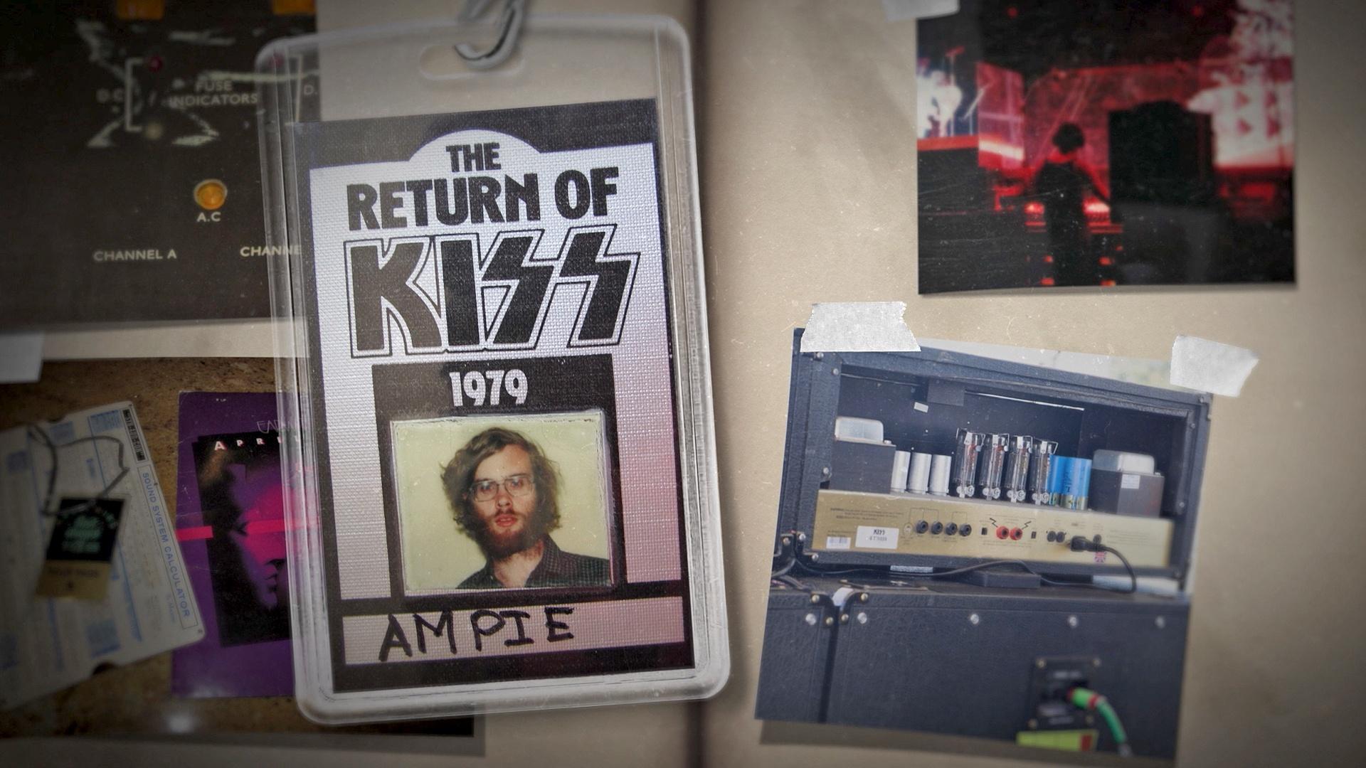 John Elder Robison's ID for his job working for the band Kiss.