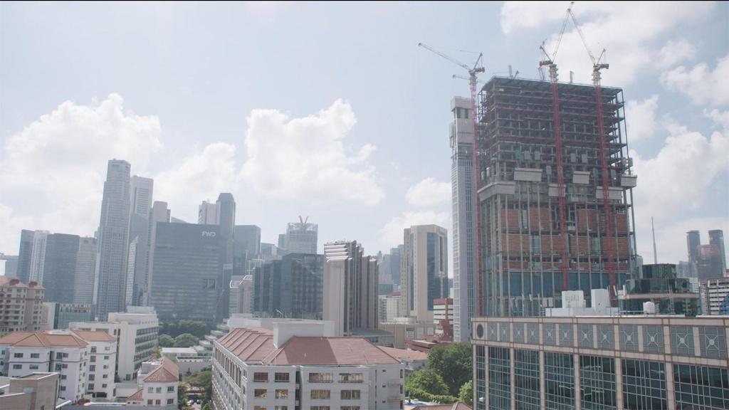 Construction in Singapore.