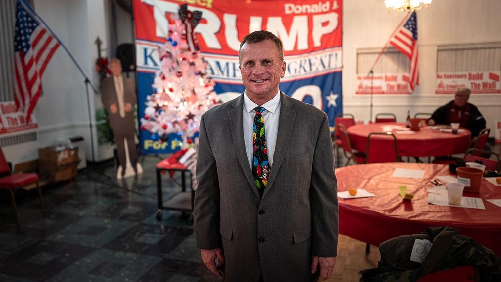 Closeup image of Tom Carroll, chairman of Lehigh Valley Tea Party.
