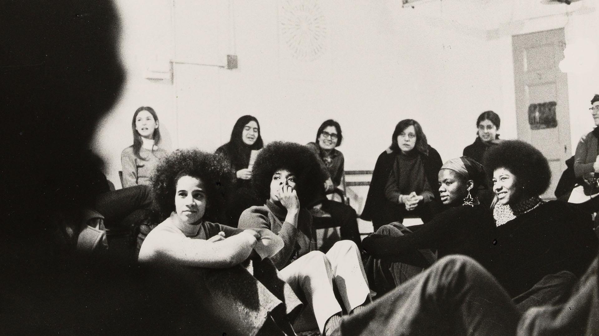 One of the many “consciousness raising” groups organized by women, circa 1970.