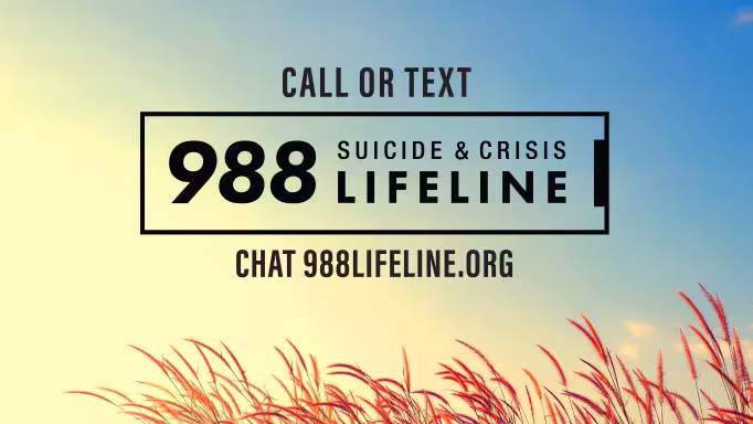 988 Suicide & Crisis Lifeline