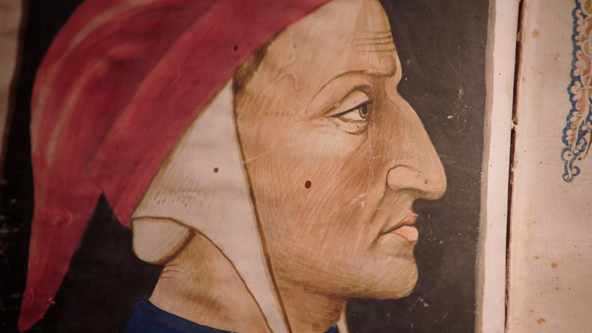 Portrait of Dante in Dante's Rime