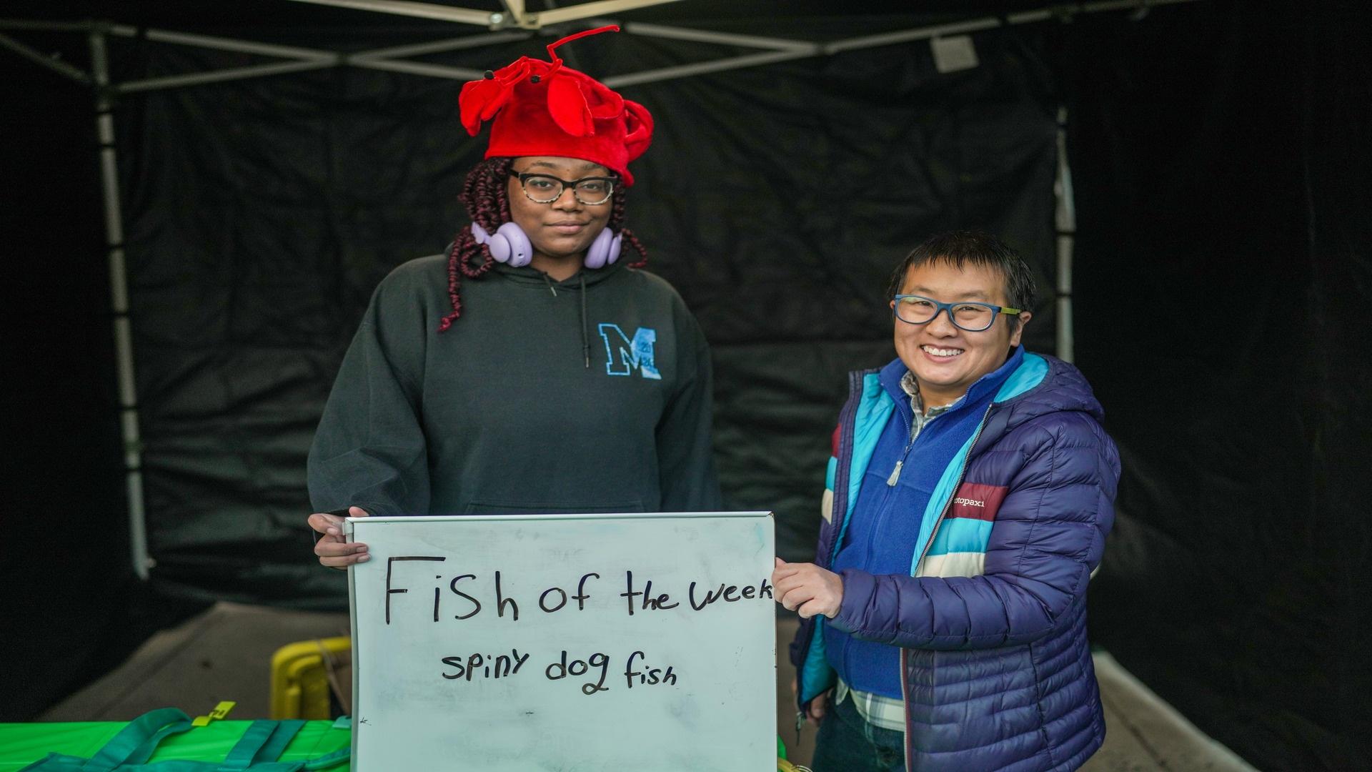 Andreana Butler and Talia Young, Founder & Executive Director of Fishadelphia.