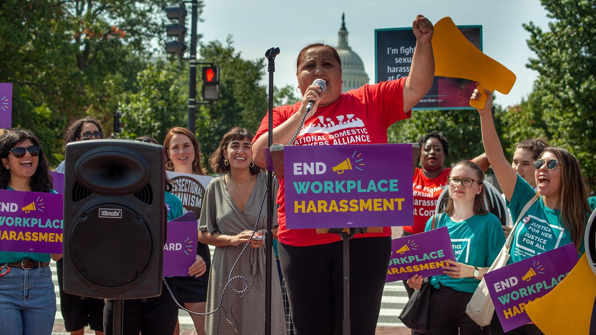 Image of Ingrid Vaca, an organizer with the National Domestic Workers Alliance.