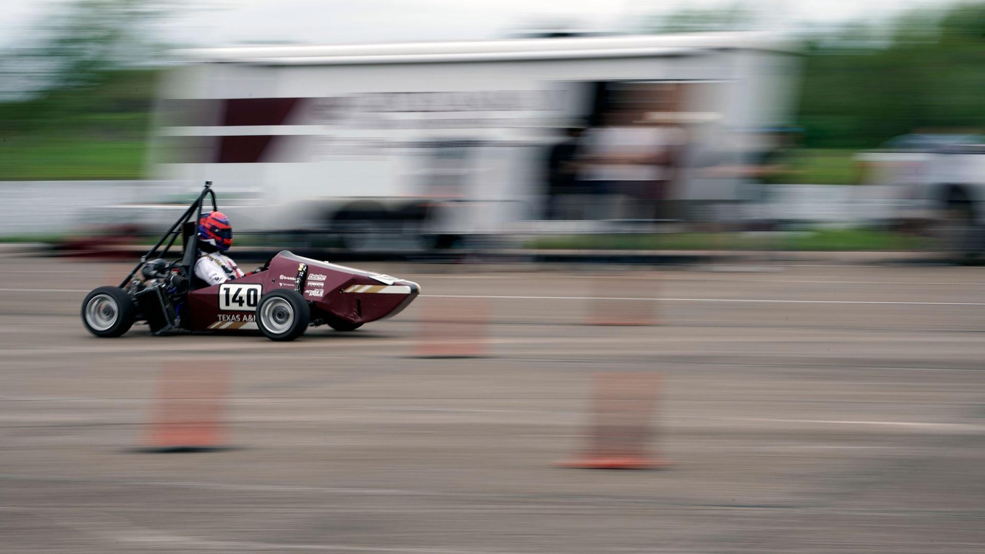 The Texas A&M chapter of the Society of Automotive Engineers tests its Formula SAE car ahead of their national competition, as featured on Season 2 of "Texas A&M Today."