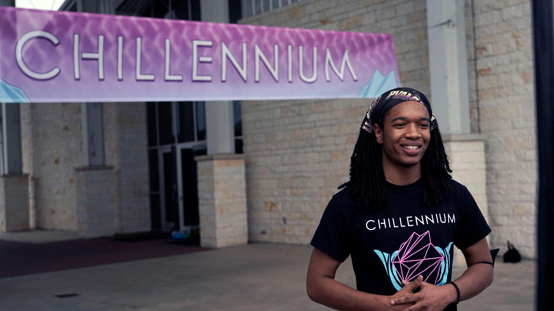 Chillennium participant Wayne Page discusses his plan for the 48-hour video game design competition, as featured on Season 2 of "Texas A&M Today."
